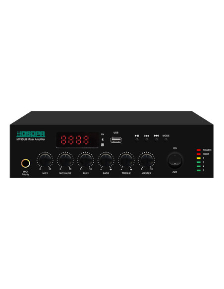 Amplificator cu mixer 35W, cu USB & Bluetooth, DSPPA