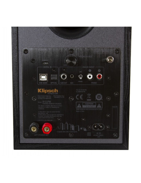 Boxe active de raft Klipsch R-51PM, Black (pereche),R-51PM