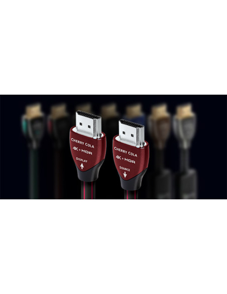 Cablu HDMI 4K AudioQuest Cherry Cola Hybrid Active Optical