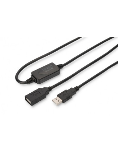 Prelungitor USB2.0 activ, tata-mama, 15m, DA-73101