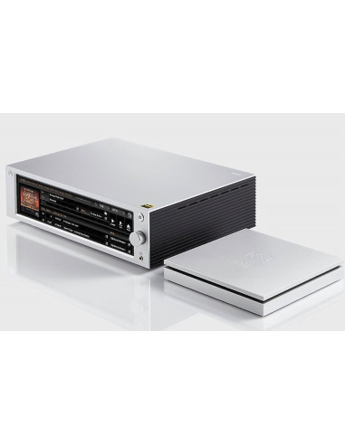 Streamer cu DAC ROSE RS150B Silver + CD Player Rose