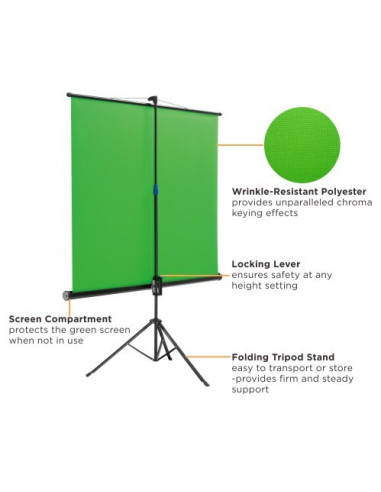Ecran de proiectie Green Screen trepied Blackmount BGS01-92