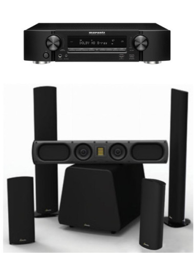 Sistem complet 5.1 GOLDENEAR Supercinema 50 cu Receiver Marantz