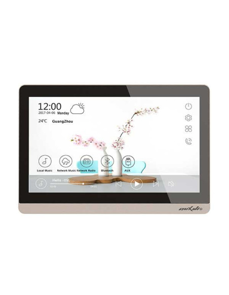 Amplificator Hi-Fi stereo 4x35W cu ecran 7" pentru Living /