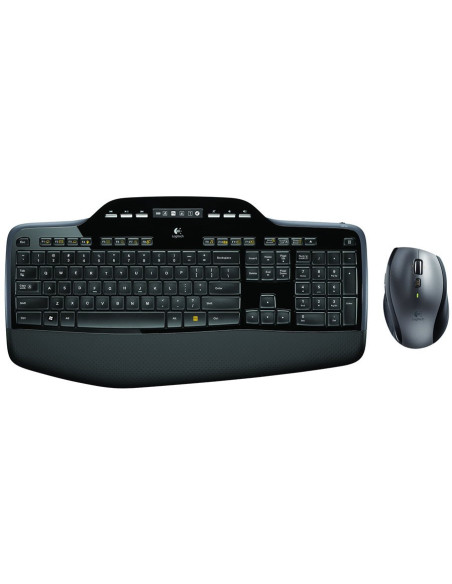 KIT wireless LOGITECH, tastatura wireless multimedia, palm