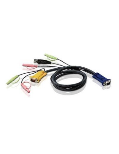 CABLU KVM ATEN, convertor Serial la Video + USB+ Audio