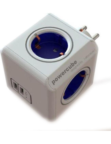 PRIZA ALLOCACOC, Schuko x 4, conectare prin Schuko (T), USB x