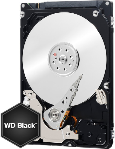 HDD notebook WD 500 GB, Black, 7200 rpm, buffer 32 MB, 6 Gb/s