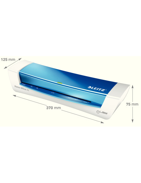 Laminator Leitz iLAM A4 Home Office, albastru, "73680036"