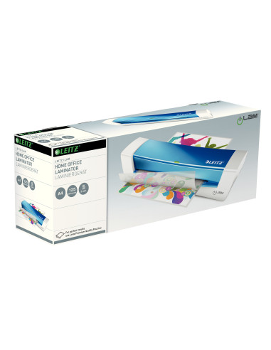 Laminator Leitz iLAM A4 Home Office, albastru, "73680036"