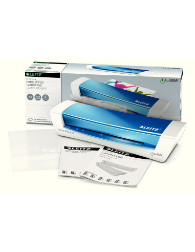 Laminator Leitz iLAM A4 Home Office, albastru, "73680036"