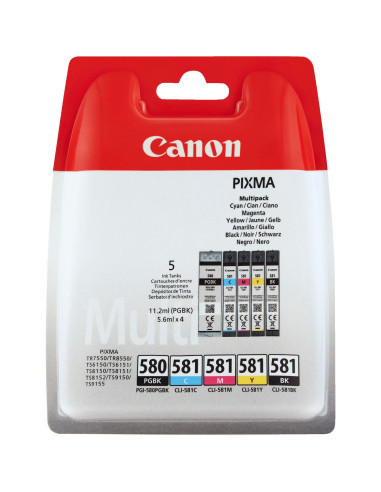Combo-Pack Original Canon CMYKPB, PGI-580/CLI-581, pentru Pixma