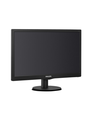 Monitor 18.5" PHILIPS 193V5LSB2, FWXGA 1366*768, TN, 16 9, WLED, 5 ms ,200 cd m2, 90 65, 10M 1  700 1, D-SUB, VESA, Black