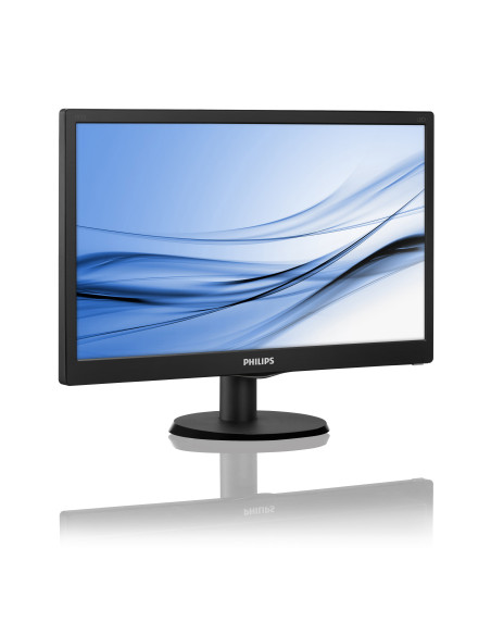 Monitor 18.5" PHILIPS 193V5LSB2, FWXGA 1366*768, TN, 16 9, WLED, 5 ms ,200 cd m2, 90 65, 10M 1  700 1, D-SUB, VESA, Black