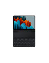 SAMSUNG TAB S8 S7 Bookcover Keyboard Slim(w Pen compartment) Black