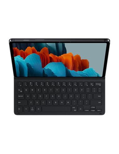 SAMSUNG TAB S8 S7 Bookcover Keyboard Slim(w Pen compartment) Black