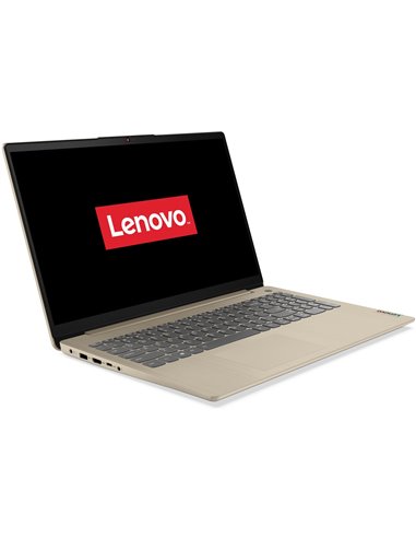 Laptop Lenovo IdeaPad 3 15ITL6 cu procesor Intel Core i5-1135G7 pana la 4.20 GHz, 15.6", Full HD, 8GB, 512GB SSD, Sand