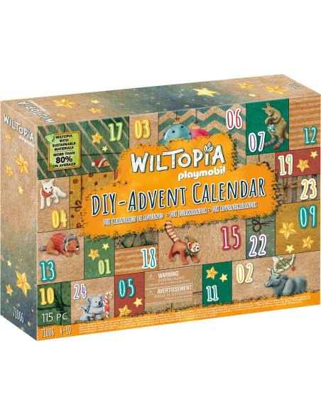 Playmobil - Calendar Craciun - Animalele Wiltopia,71006