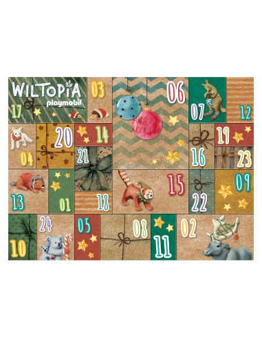 Playmobil - Calendar Craciun - Animalele Wiltopia,71006