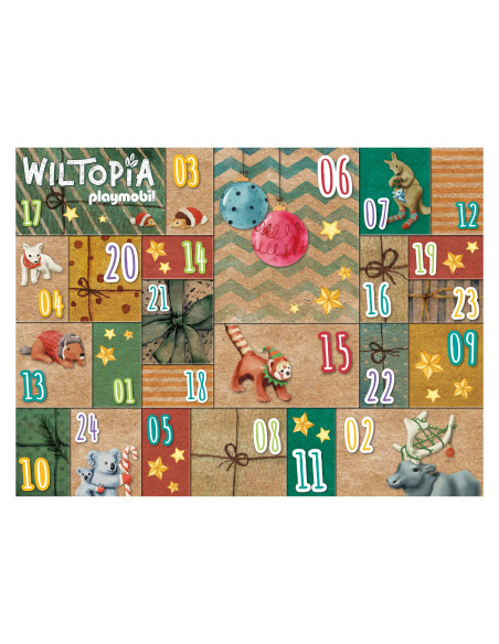 Playmobil - Calendar Craciun - Animalele Wiltopia,71006