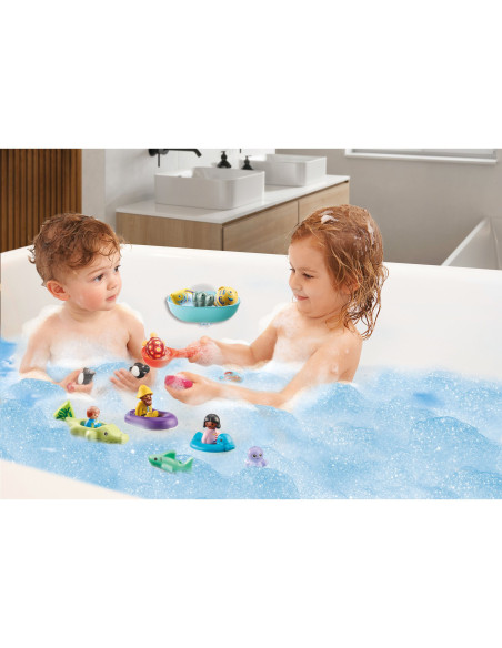 Playmobil - 1.2.3 Calendar Craciun - Distractie Pe Apa,71086