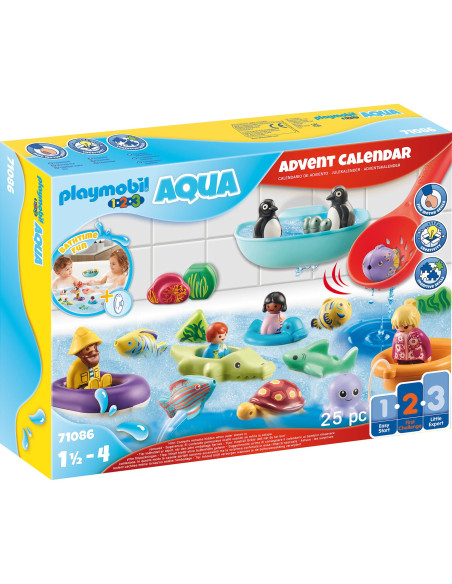 Playmobil - 1.2.3 Calendar Craciun - Distractie Pe Apa,71086