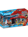Playmobil - Set Mobil Statie De Pompieri Si Figurine,71193