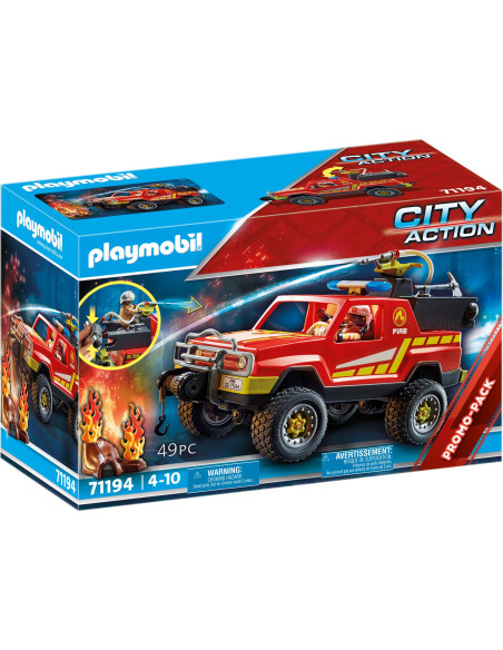 Playmobil - Camion De Pompieri Cu Furtun,71194