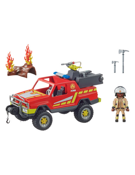 Playmobil - Camion De Pompieri Cu Furtun,71194
