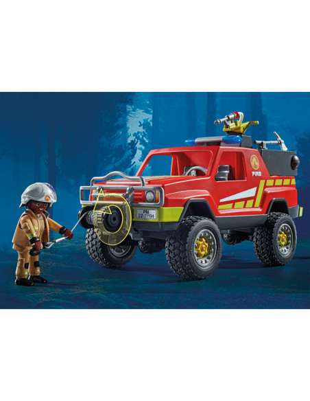 Playmobil - Camion De Pompieri Cu Furtun,71194