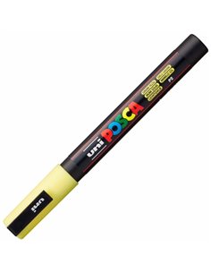 Marker UNI Posca PC-3M, varf 0.9 - 1.3 mm, Galben Solar 2