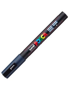 Marker UNI Posca PC-3M, varf 0.9 - 1.3 mm, Bleumarin 2