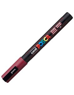 Marker UNI Posca PC-3M, varf 0.9 - 1.3 mm, Grena