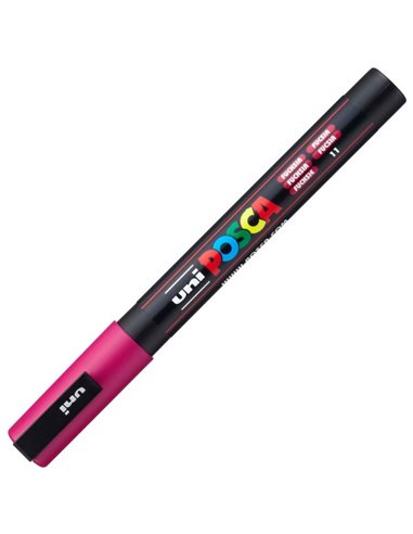 Marker UNI Posca PC-3M, varf 0.9 - 1.3 mm, Fuchsia