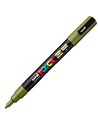 Marker UNI Posca PC-3M, varf 0.9 - 1.3 mm, Verde Kaki