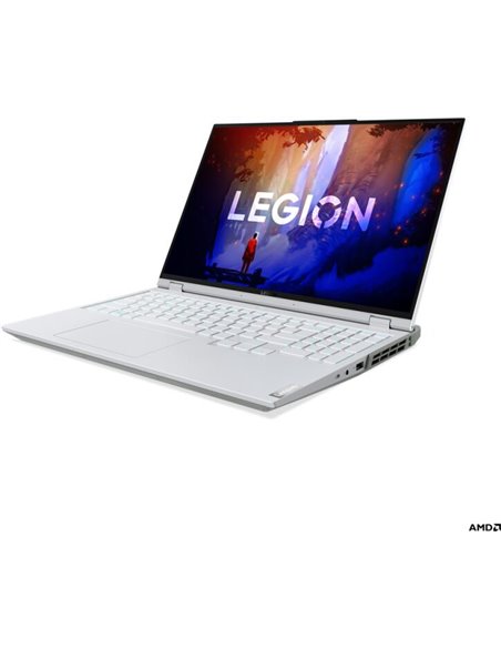 Laptop gaming Lenovo Legion 5 Pro 16ARH7H, AMD Ryzen 5 6600H, 4.50 GHz, 16", WQXGA, IPS, 165Hz, 16GB, 512GB SSD, Glacier White