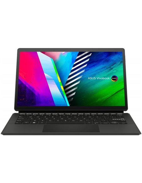 Laptop 2 in 1 ASUS VivoBook 13 Slate OLED, Intel Pentium Silver, 256GB SSD, Negru