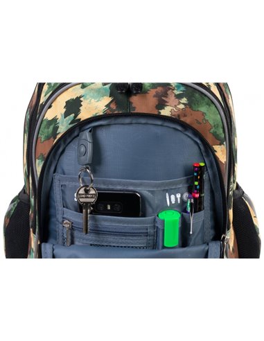 Set scoala ST.RIGHT Army 1 -  Ghiozdan, penar echipat si sac incaltamine