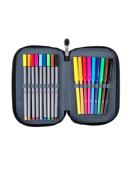 Set scoala ST.RIGHT Army 1 -  Ghiozdan, penar echipat si sac incaltamine