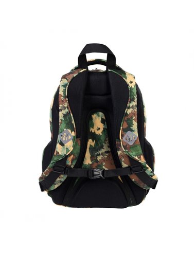 Set scoala ST.RIGHT Army 1 -  Ghiozdan, penar echipat si sac incaltamine