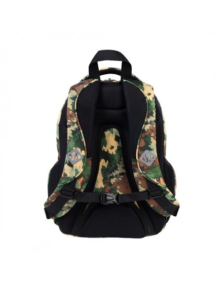 Set scoala ST.RIGHT Army 1 -  Ghiozdan, penar echipat si sac incaltamine