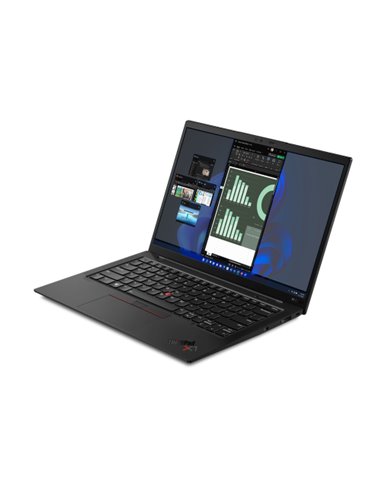 Laptop ultraportabil Lenovo ThinkPad X1 Carbon Gen 10, Intel Core i7, 512GB SSD, Negru