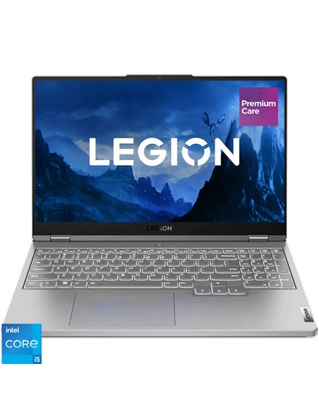 Laptop Gaming Lenovo Legion 5 15IAH7H, Intel Core i5-12500H pana la 4.50 GHz, 15.6" Full HD, IPS, 144Hz, 16GB, 512GB SSD, Gri