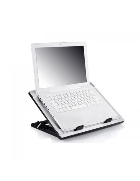 Cooler Laptop DeepCool N9, 17", Hydro Bearing, Argintiu