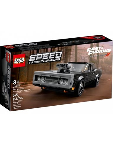Lego Speed Champions - Dodge Charger R/T 1970 Furios si iute 76912, 345 piese