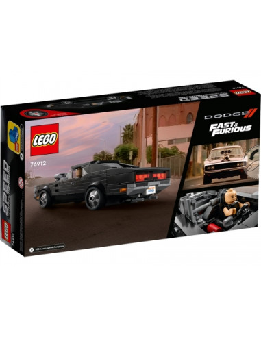 Lego Speed Champions - Dodge Charger R/T 1970 Furios si iute 76912, 345 piese