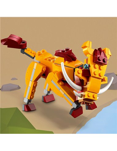 Leu salbatic 31112 LEGO Creator