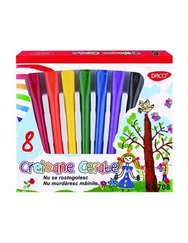 CC708,Creioane colorate cerate DACO 8 CC708