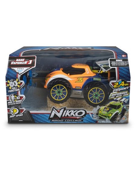 Masinuta Nikko, Nano VaporizR cu telecomanda, Portocaliu, Scara 1:24