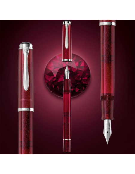 814270,Stilou Classic M205 Pelikan, Editie Speciala Star Ruby, Penita M